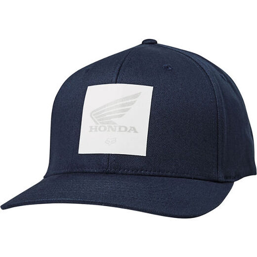 Бейсболка Fox Honda Flexfit Hat Midnight, L/XL, 2020 (26028-329-L/XL) pitbikemarket.ru