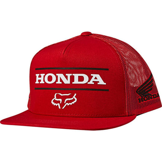 Бейсболка Fox Honda Snapback Hat Chili, OS, 2021 (26048-555-OS) pitbikemarket.ru