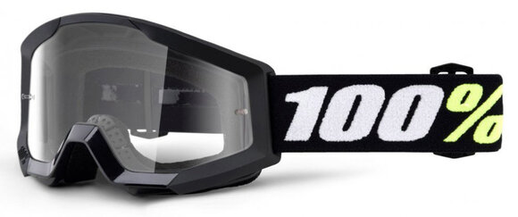 Очки детские 100% Strata Mini Black / Clear Lens (50600-001-02) pitbikemarket.ru