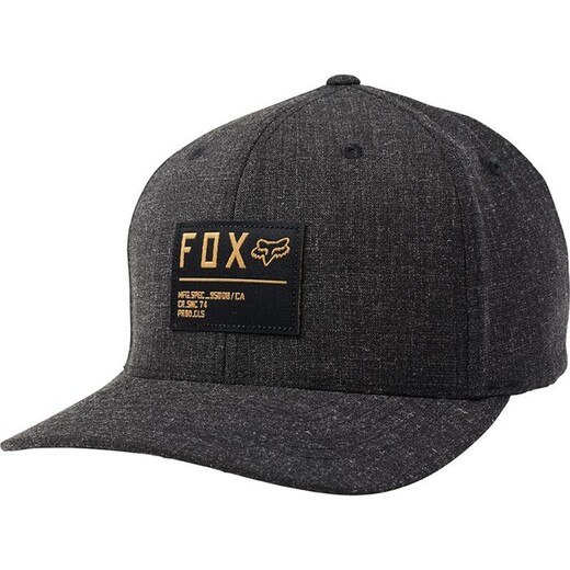 Бейсболка Fox Pro Circuit Flexfit Hat Black S/M pitbikemarket.ru