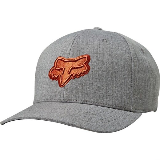 Бейсболка Fox Transposition Flexfit Hat Grey/Orange L/XL pitbikemarket.ru