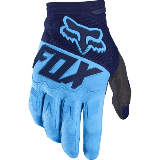 Перчатки Fox Dirtpow aqua blue XL pitbikemarket.ru