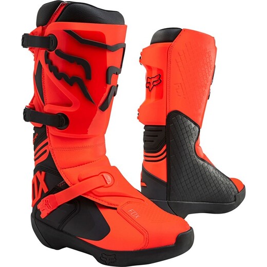 Мотоботы Fox Comp Boot (Orange, 9, 2022 (25839-824-9)) pitbikemarket.ru
