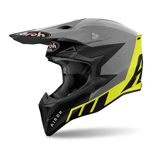 Мотошлем AIROH WRAAAP RELOADED YELLOW MATT L pitbikemarket.ru