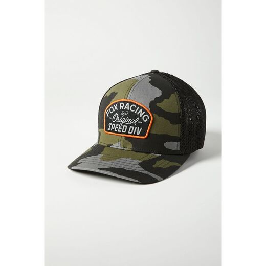Бейсболка Fox Og Camo Flexfit Hat зеленый камуфляж, S/M, 2021 (27098-031-S/M) pitbikemarket.ru