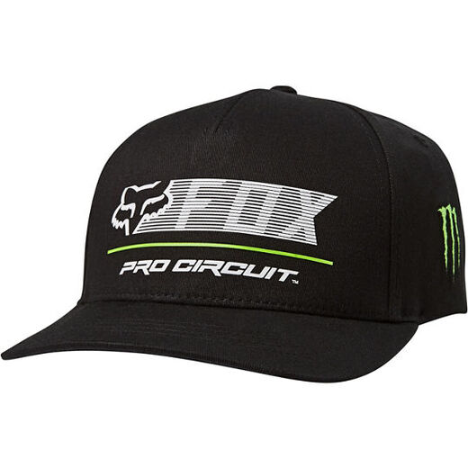 Бейсболка Fox Pro Circuit Flexfit Hat черная, L/XL, 2021 (26937-001-L/XL) pitbikemarket.ru
