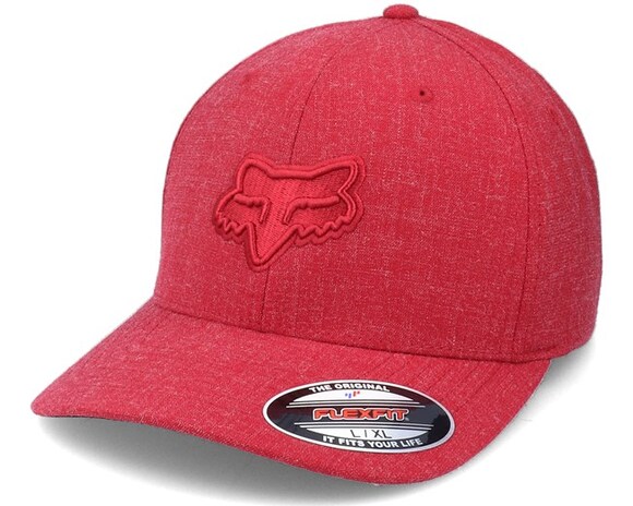 Бейсболка Fox Transposition Flexfit Hat красная, L/XL, 2021 (23688-003-L/XL) pitbikemarket.ru