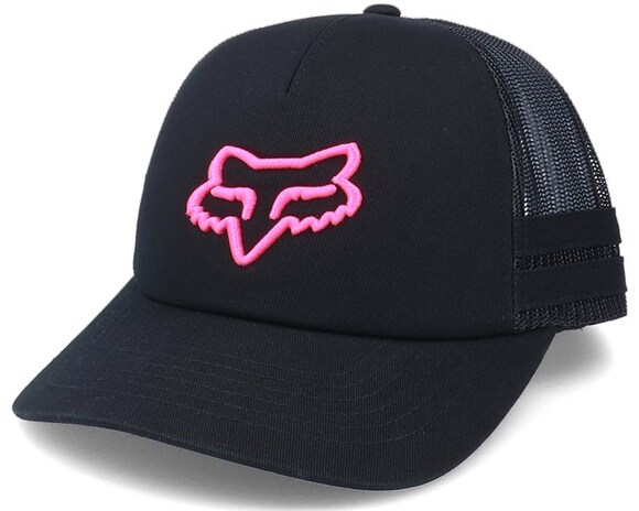 Бейсболка женская Fox Boundary Trucker черная / розовая, OS, 2021 (26594-285-OS) pitbikemarket.ru