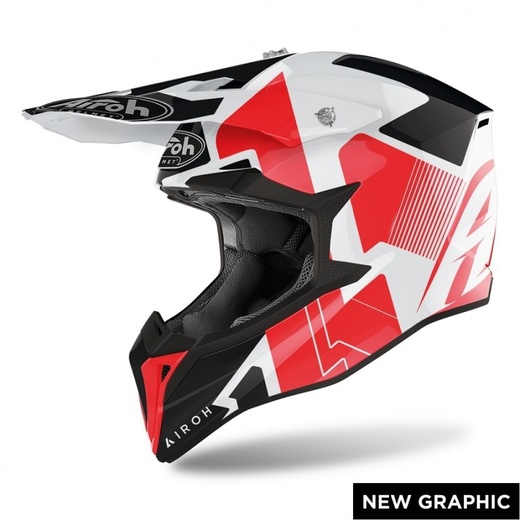 Мотошлем AIROH WRAAP RAZE (ORANGE MATT Кросс-Эндуро термопластик XL) pitbikemarket.ru