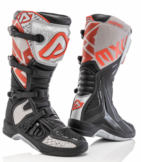 Мотоботы кроссовые Acerbis X-TEAM black/grey, р. 40 pitbikemarket.ru