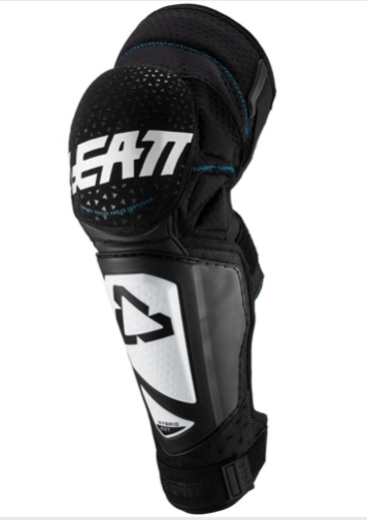 Наколенники подростковые Leatt 3DF Hybrid Knee & Shin Guard EXT Junior White/Black, OS, 2021 (5019410190) pitbikemarket.ru