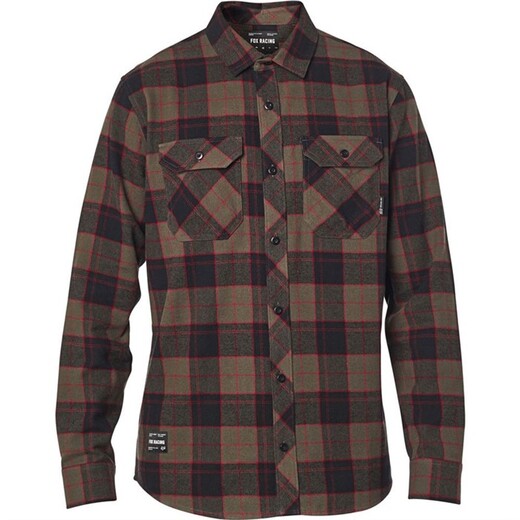 Рубашка Fox Traildust 2.0 Flannel Взрослый, M, коричневый, 2020 (23826-117-M) pitbikemarket.ru