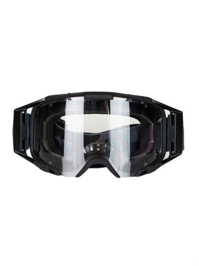 EF56 Кроссовые очки Base с двойной линзой Чёрный pitbikemarket.ru