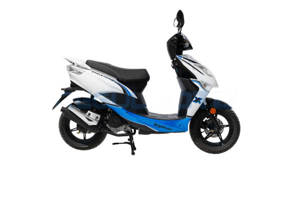 Скутер Regulmoto EAGLE 50 (LJ50QT-3L), Белый/синий pitbikemarket.ru