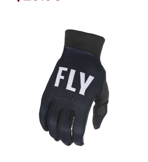 Перчатки FLY RACING PRO LITE черные/белые (2021) 13 pitbikemarket.ru
