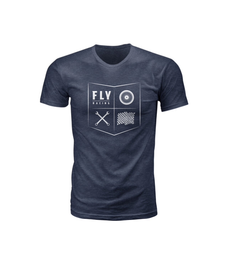 Футболка FLY RACING ALL THINGS MOTO темно-синяя XXL pitbikemarket.ru