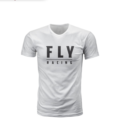 Футболка FLY RACING CIRCLE белая  M pitbikemarket.ru