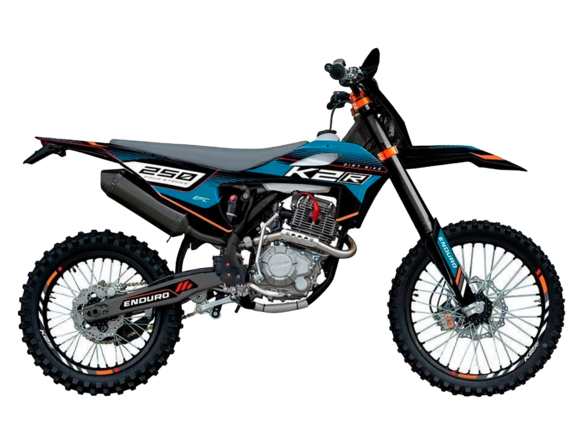 Мотоцикл кроссовый K2R 250 EFC - Blue/Black 2024 pitbikemarket.ru