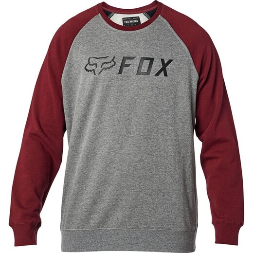 Толстовка Fox Apex Crew Fleece Взрослый, S, серый, 2020 (26436-037-S) pitbikemarket.ru