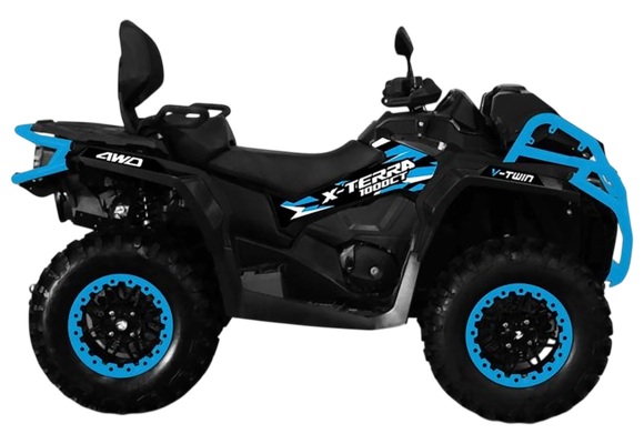 Квадроцикл BRC X-TERRA CT ATV 1000 Черный/синий (ПСМ) pitbikemarket.ru
