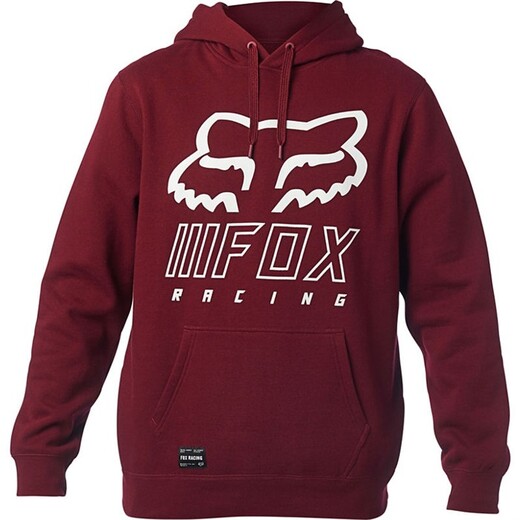Толстовка Fox Overhaul Po Fleece Взрослый, L, бордовый, 2020 (25959-527-L) pitbikemarket.ru