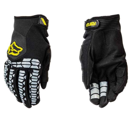 Перчатки мото FOX #12 Black (XXL) мотокросс pitbikemarket.ru