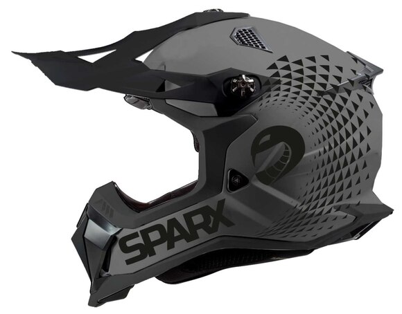 Шлем эндуро SPARX Raptor (JH-601) (серо-черный, L) pitbikemarket.ru