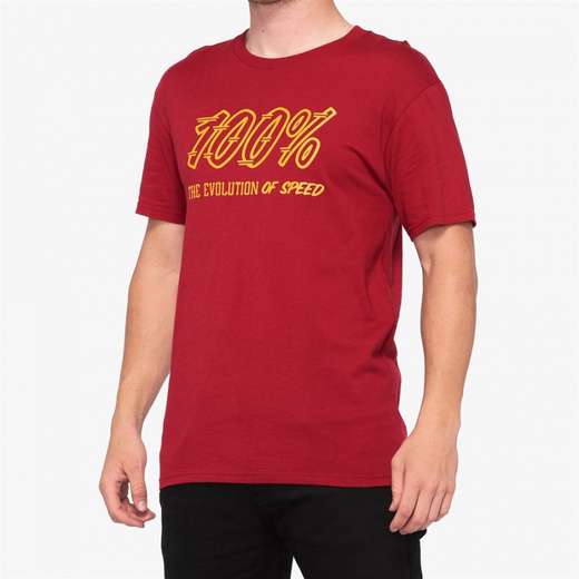 Футболка 100% Speedco Tee-Shirt Взрослый, L, красный, 2019 (32107-068-12) pitbikemarket.ru