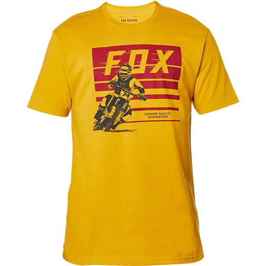 Футболка Fox Advantage SS Premium Tee Взрослый, L, желтый, 2020 (26001-440-L) pitbikemarket.ru