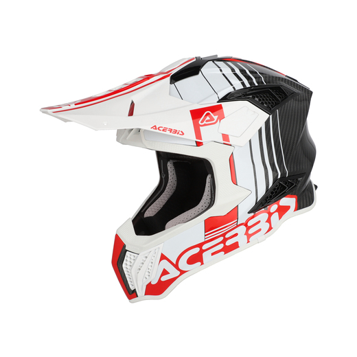 Шлем Acerbis AIRSTRIKE-C White/Red, M pitbikemarket.ru