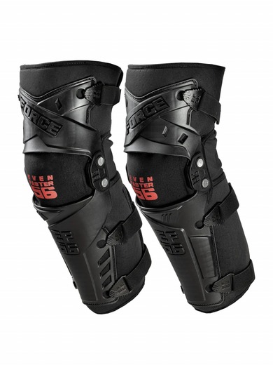Наколенники Force размер M-L (Черный/Красный) pitbikemarket.ru