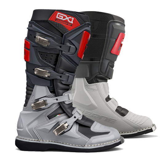 Мотоботы Gaerne GX-1 Evo Anthracite/Grey/Red, 39 pitbikemarket.ru