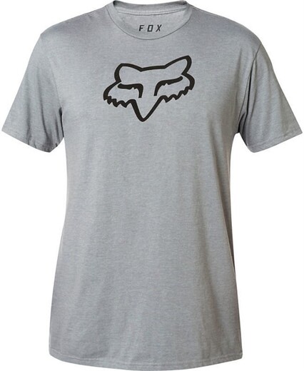 Футболка Fox Legacy Fox Head SS Tee Взрослый, S, серый, 2020 (24577-185-S) pitbikemarket.ru