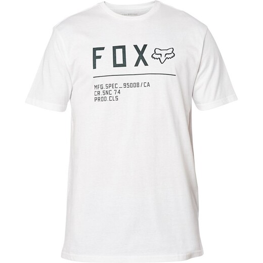 Футболка Fox Non Stop SS Premium Tee Взрослый, L, белый, 2020 (23709-190-L) pitbikemarket.ru