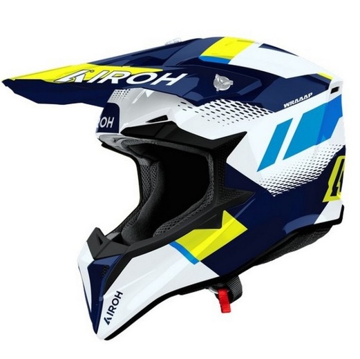 Шлем Airoh WRAAAP VISION Yellow/Blue Gloss, XXL pitbikemarket.ru