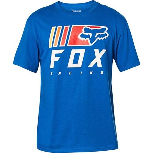 Футболка Fox Overkill SS Tee Взрослый, S, синий, 2020 (26010-159-S) pitbikemarket.ru