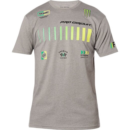 Футболка Fox Pro Circuit SS Premium Tee Взрослый, XL, серый, 2020 (26445-185-XL) pitbikemarket.ru