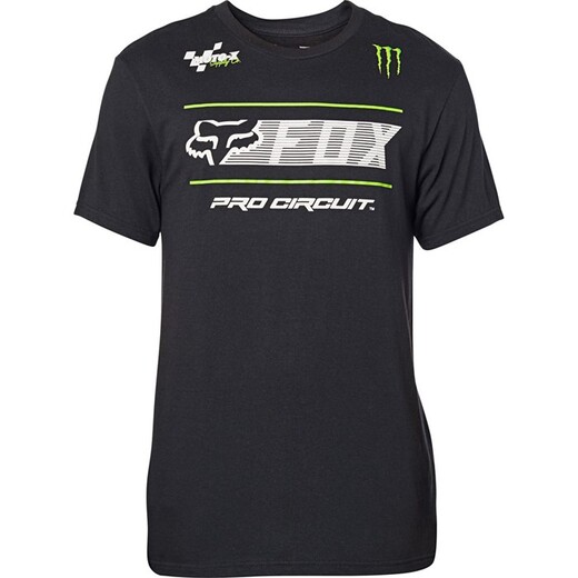 Футболка Fox Pro Circuit SS Tee Взрослый, XL, черный, 2020 (26444-001-XL) pitbikemarket.ru