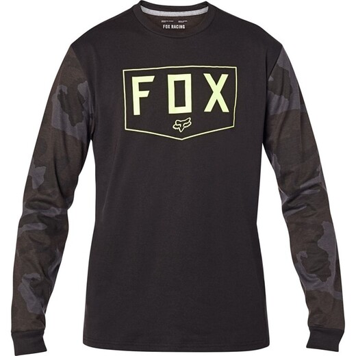 Футболка Fox Shield LS Tech Tee Взрослый, S, камуфляж, 2020 (24120-247-S) pitbikemarket.ru