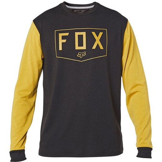 Футболка Fox Tournament LS Tech Tee Взрослый, L, желтый, 2020 (24123-440-L) pitbikemarket.ru