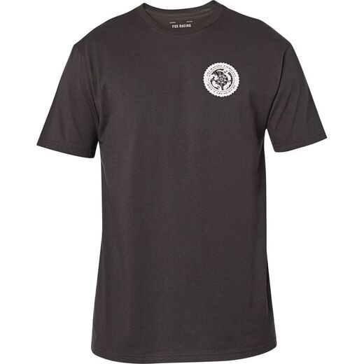 Футболка Fox Tread On SS Premium Tee Взрослый, L, черный, 2020 (26014-587-L) pitbikemarket.ru