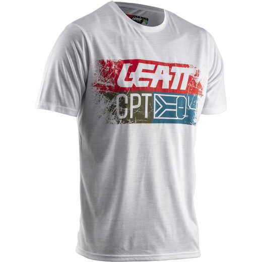 Футболка Leatt Core T-Shirt (2020) Взрослый, L, белый, 2020 (5020004742) pitbikemarket.ru