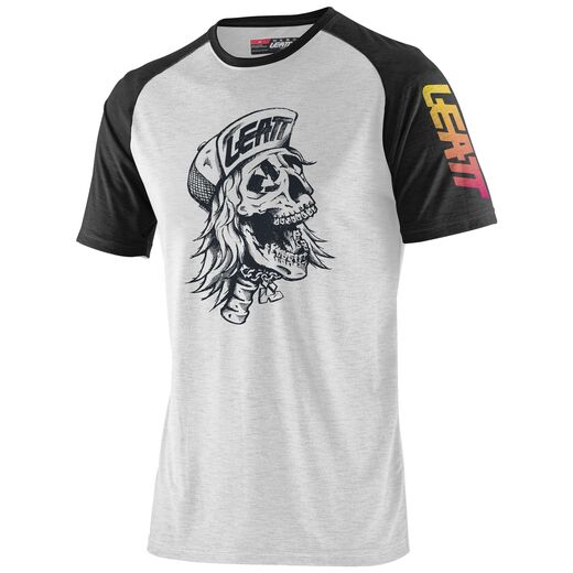 Футболка Leatt Core T-Shirt (2021) Взрослый, S, белый, 2021 (5021800160) pitbikemarket.ru