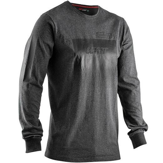 Футболка Leatt Fade LongSleeve Shirt Взрослый, L, серый, 2020 (5020004862) pitbikemarket.ru