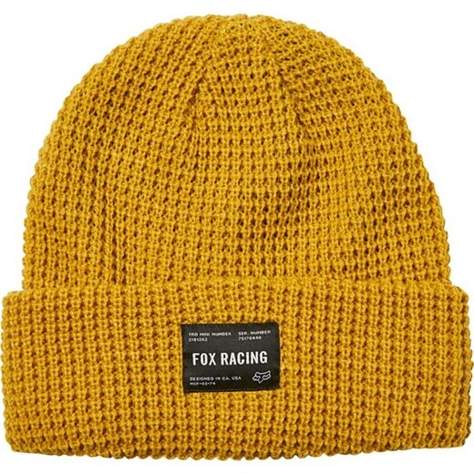 Шапка Fox Reformed Beanie Взрослый, OS, желтый, 2020 (24464-440-OS) pitbikemarket.ru