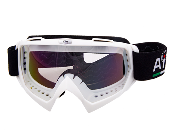 Очки кроссовые AiM 634-700 White pitbikemarket.ru