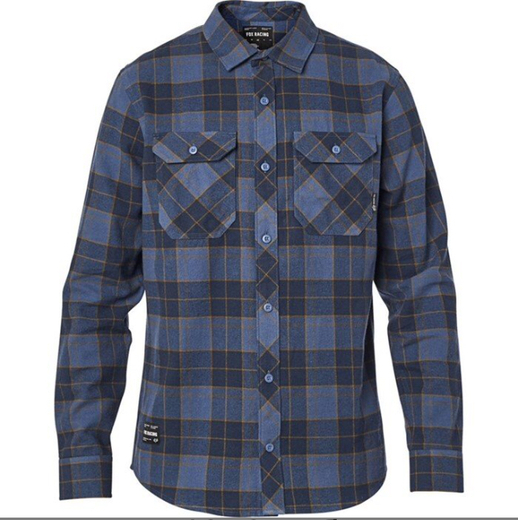 Рубашка Fox Traildust 2.0 Flannel Navy/Gold, M, 2020 (23826-156-M) pitbikemarket.ru