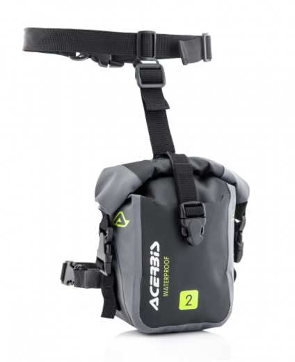 Сумка Acerbis на пояс 2 л. водонепроницаемая BLACK/GREY pitbikemarket.ru