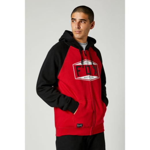 Толстовка Fox Emblem Zip Raglan Fleece Chili, XL, 2021 (27650-555-XL) pitbikemarket.ru