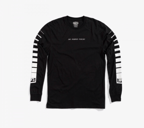 Футболка 100% Breakaway Long Sleeve Tee Black, L, 2019 (32111-001-12) pitbikemarket.ru